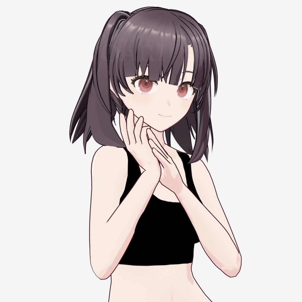 【VRoid】ツインテールヘアプリセット / Twintail hair preset