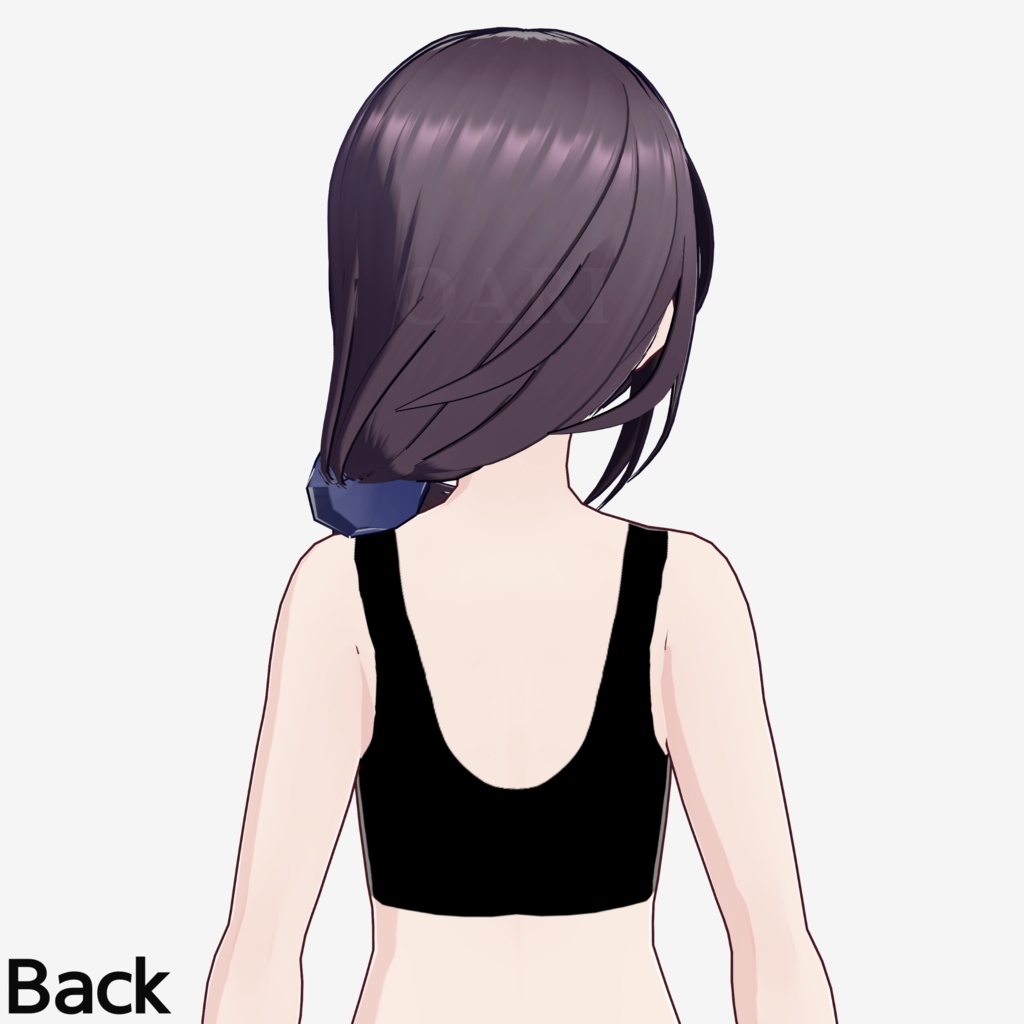【VRoid】ローテールヘアプリセット / Lowtail hair preset
