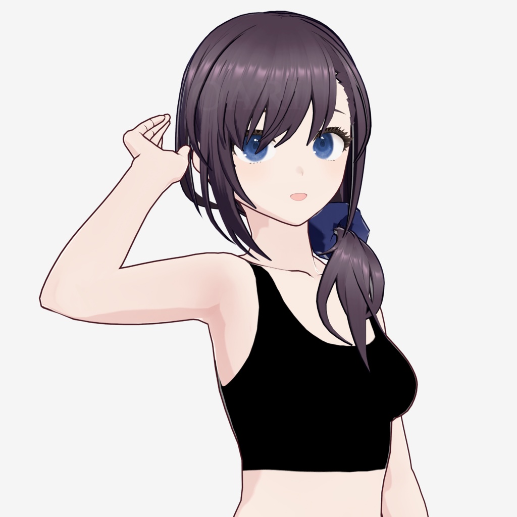 【VRoid】ローテールヘアプリセット / Lowtail hair preset