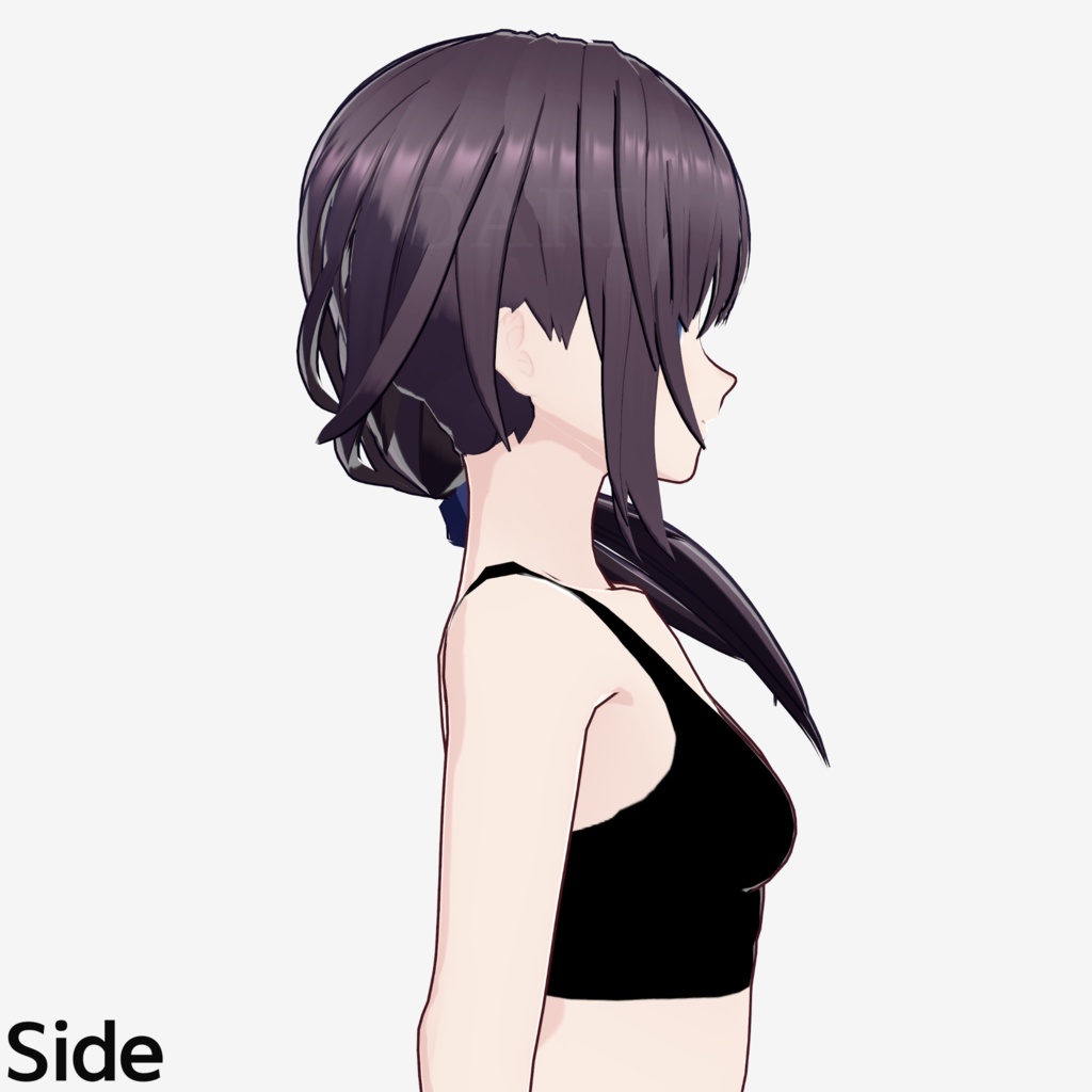 【VRoid】ローテールヘアプリセット / Lowtail hair preset