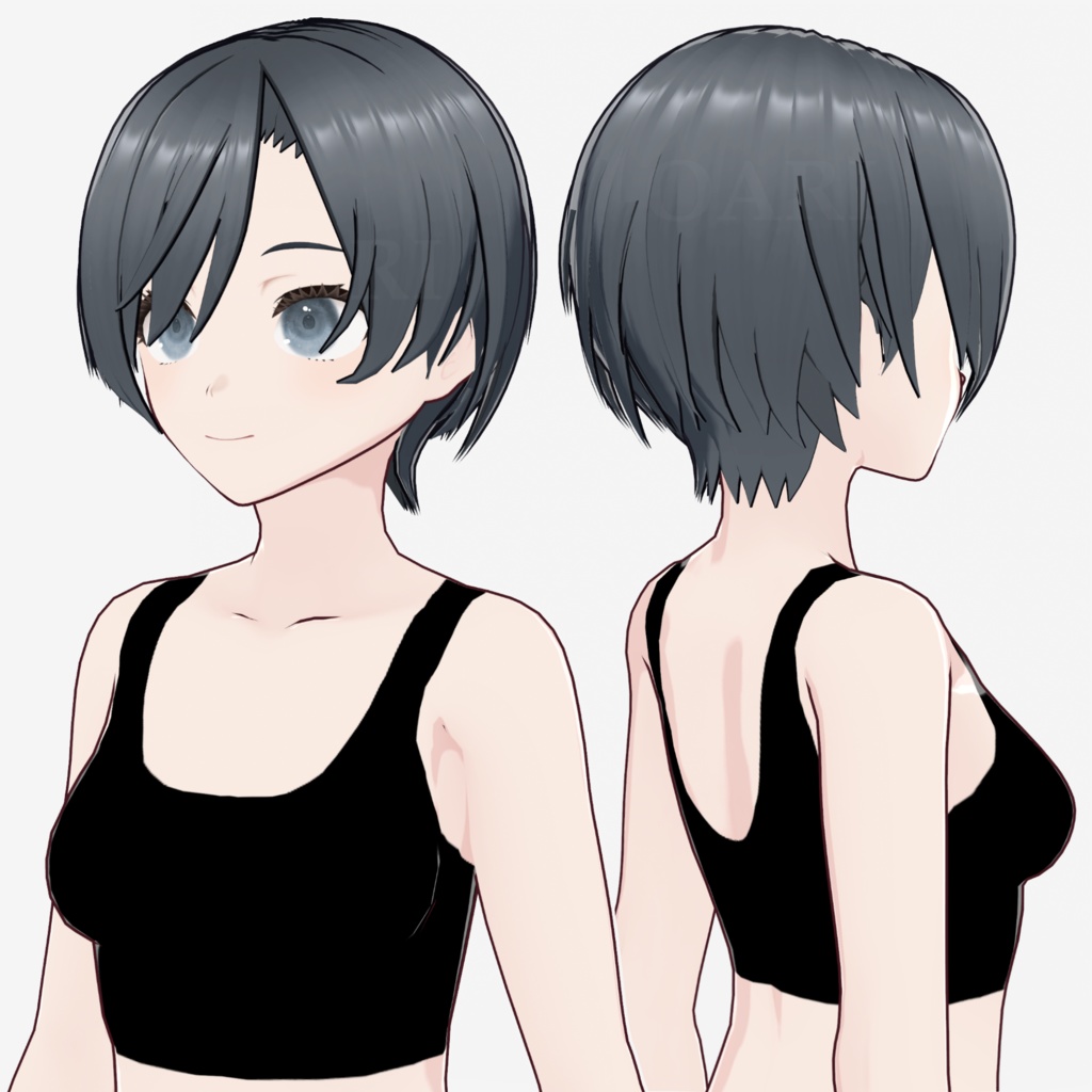 【VRoid】ショートヘアプリセット / Short hair preset