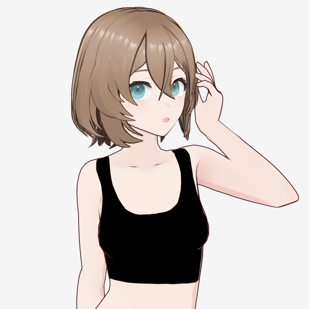 【VRoid】ボブヘアプリセット / Bob hair preset