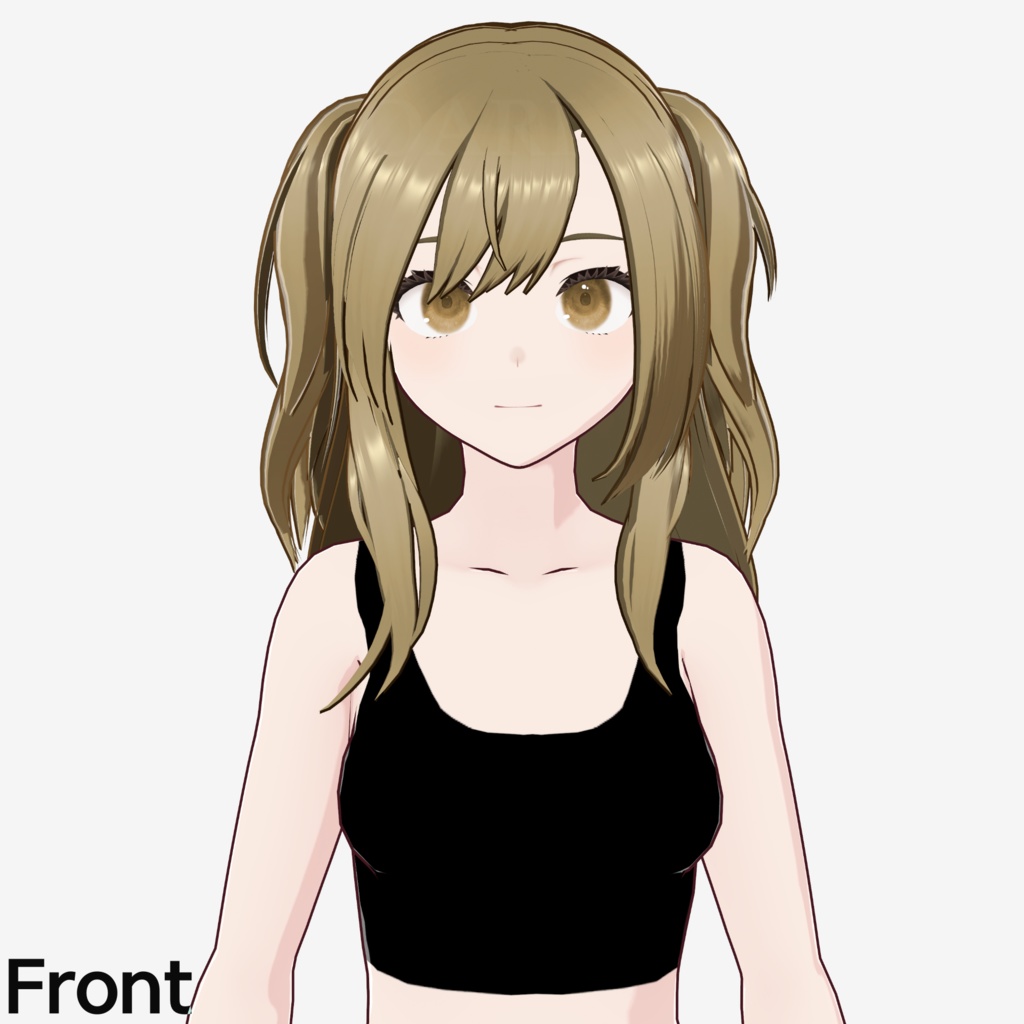 【VRoid】ツインテールロングヘアプリセット / Long hair with twintail preset