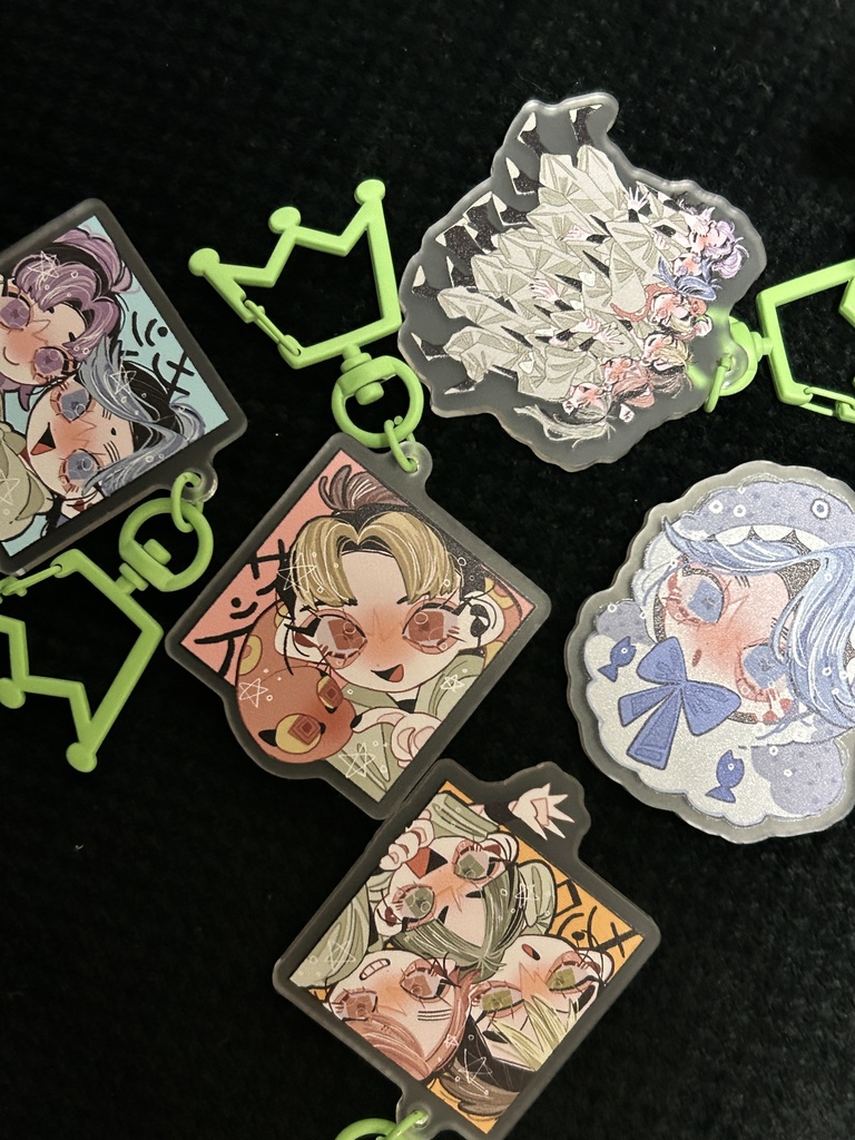 三年生💚アクリルキーホルダー