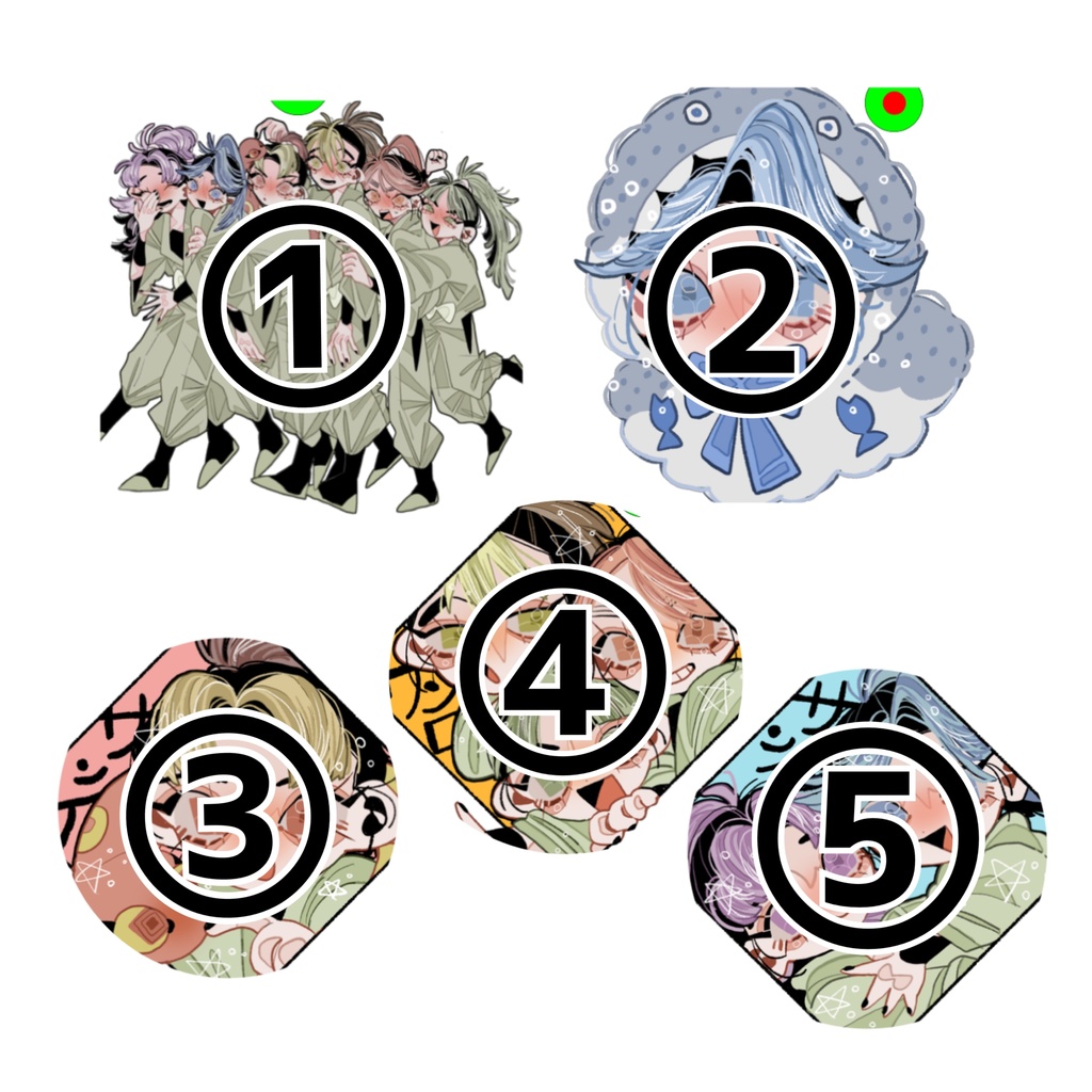 三年生💚アクリルキーホルダー