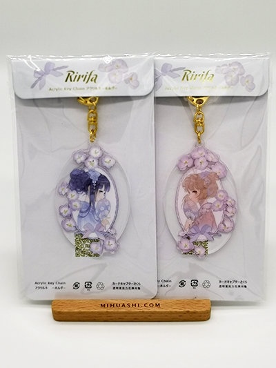 「桜と知世」 花✿アクリルキーホルダー(2個入りSETはがき付き)