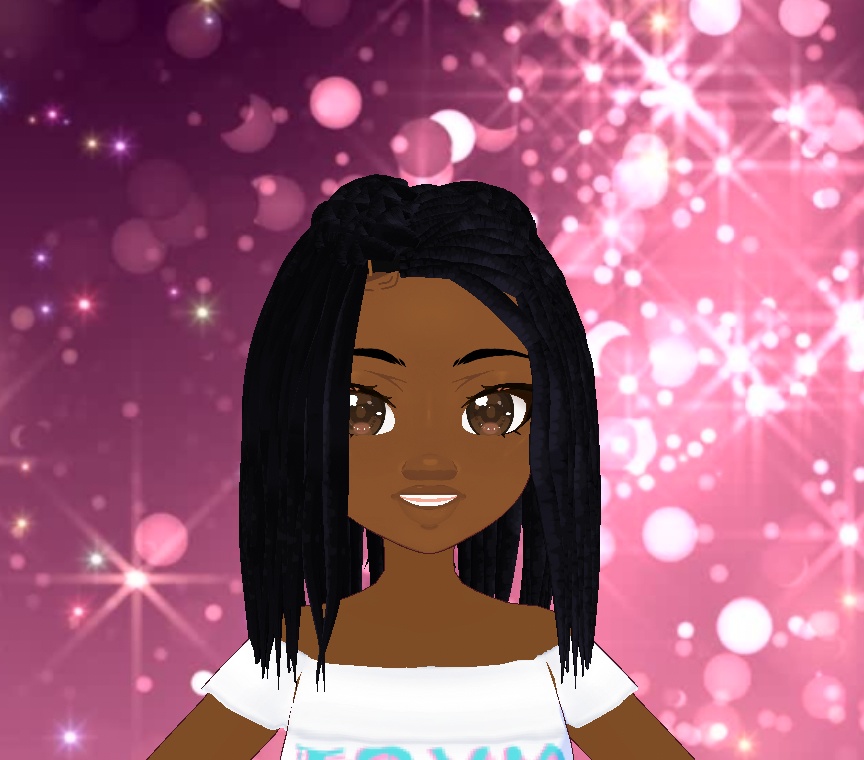 Half Braid Medium Length Locs Dreads