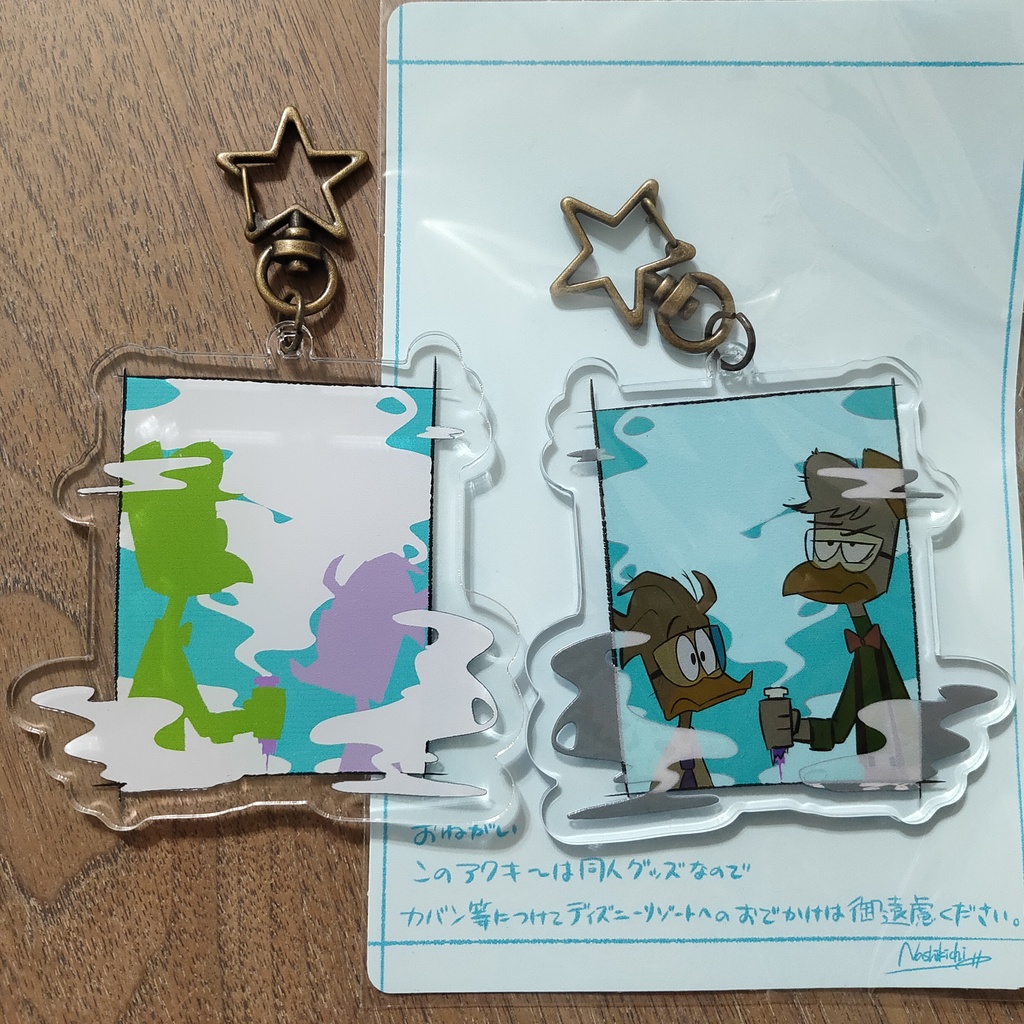 ジャイロ＆フェントンアクリルキーホルダー