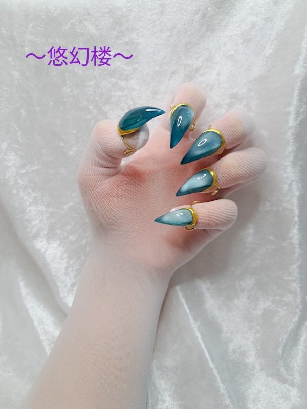 ☆3月限定出品☆妖ノ爪~誕生石:弥生 水宝玉~