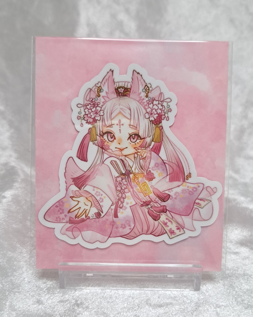 【桜華 絵姿ステッカー】