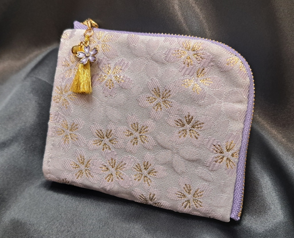 【御縁財布～桜(薄紫)～】