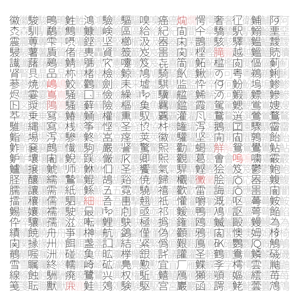 略字GSゴシック