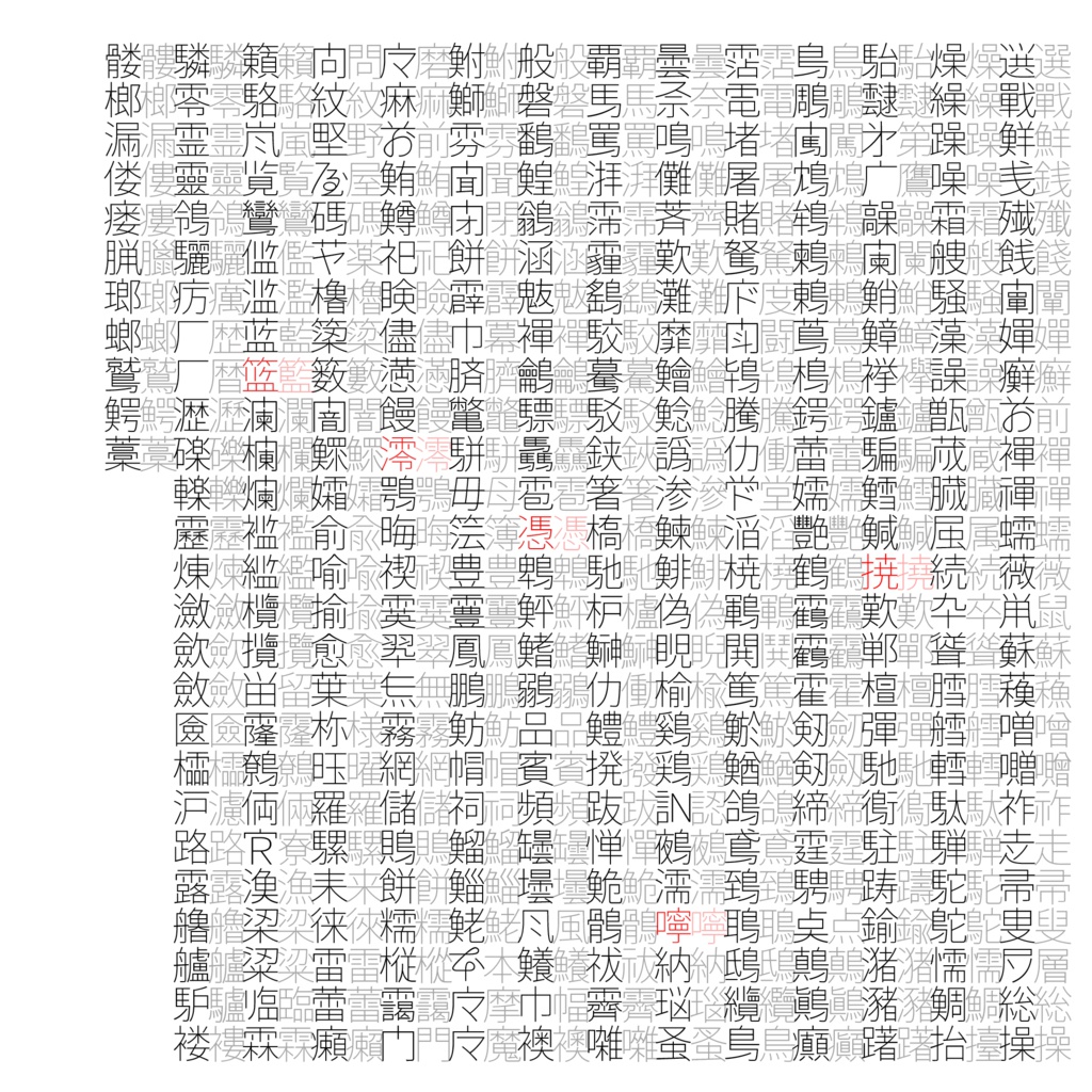 略字GSゴシック