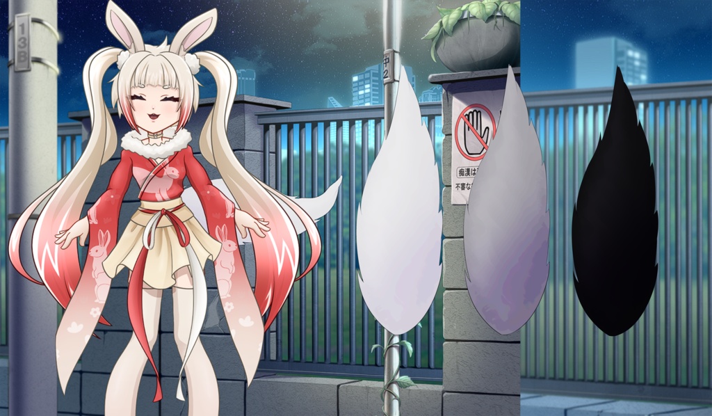 Fluffy Tail - Live2D Asset