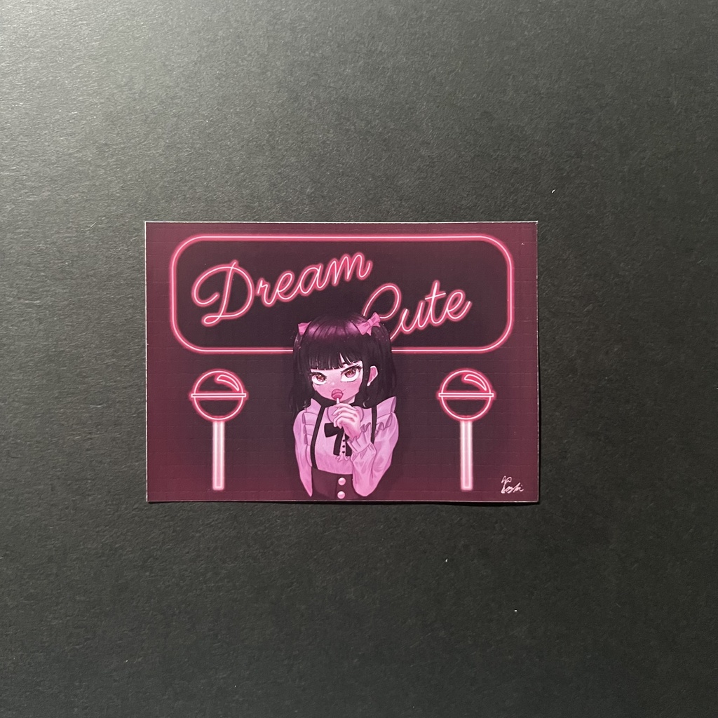 『Dream Cute』 ダイカットステッカー