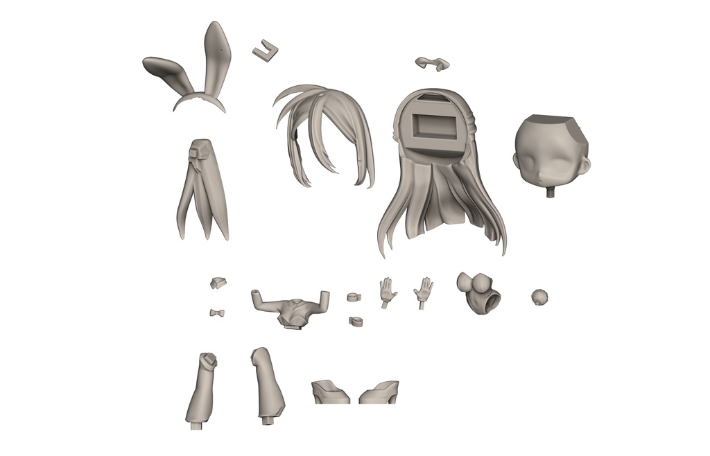 【有償版】Pamcot 兎美ショーコフィギュアデータ