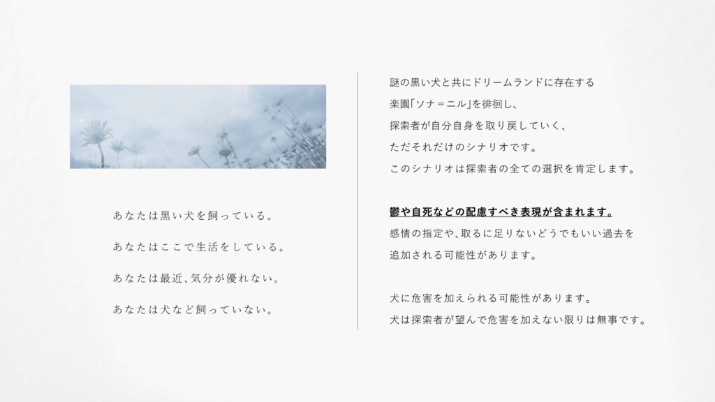 【CoCシナリオ】残光