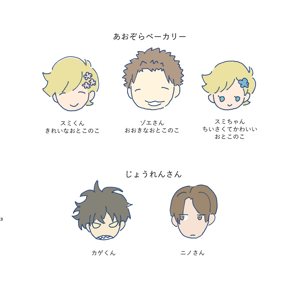 あおぞらベーカリー ゾエさんとスミくんとスミちゃん