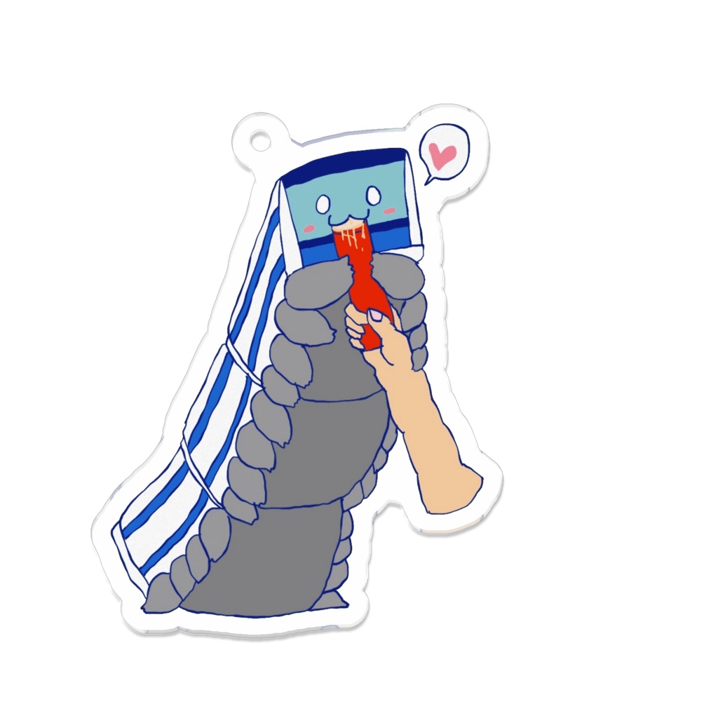 芋虫アクキー③ おやつ