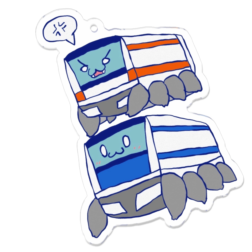 芋虫アクキー④ トタケト