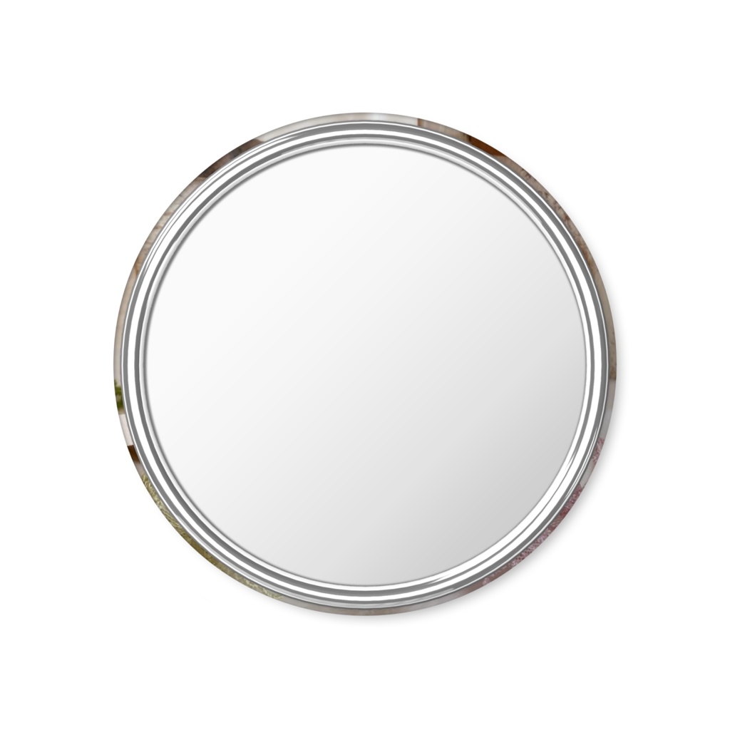 花冠うさぎのリズとモカ(缶ミラー)Ria-berry