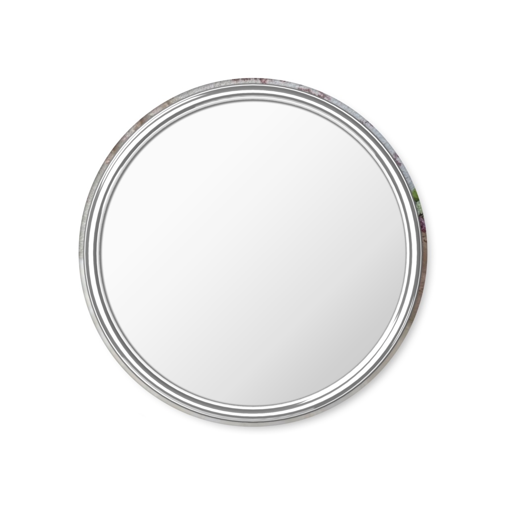 黒チェックろっぷリズ(缶ミラー)Ria-berry