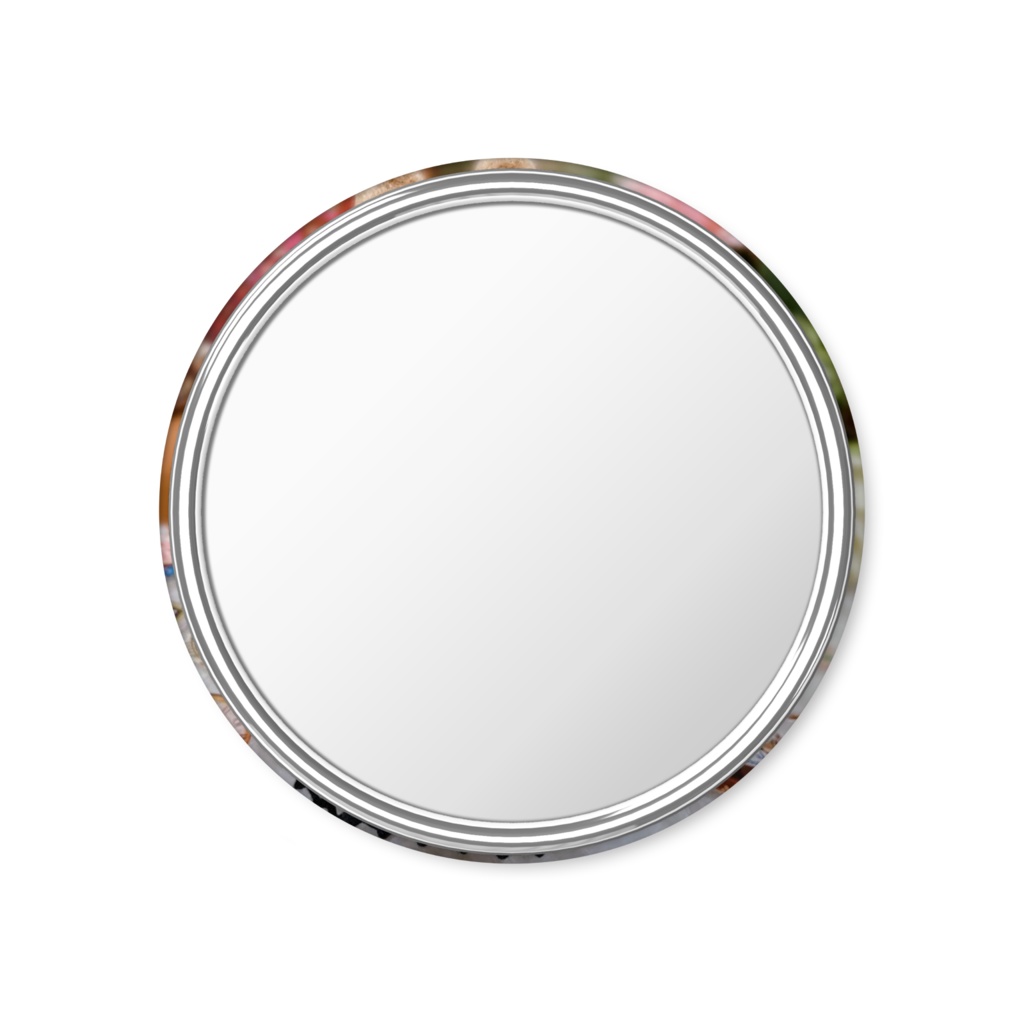 アンティークおめかし野うさぎモカ(缶ミラー)Ria-berry