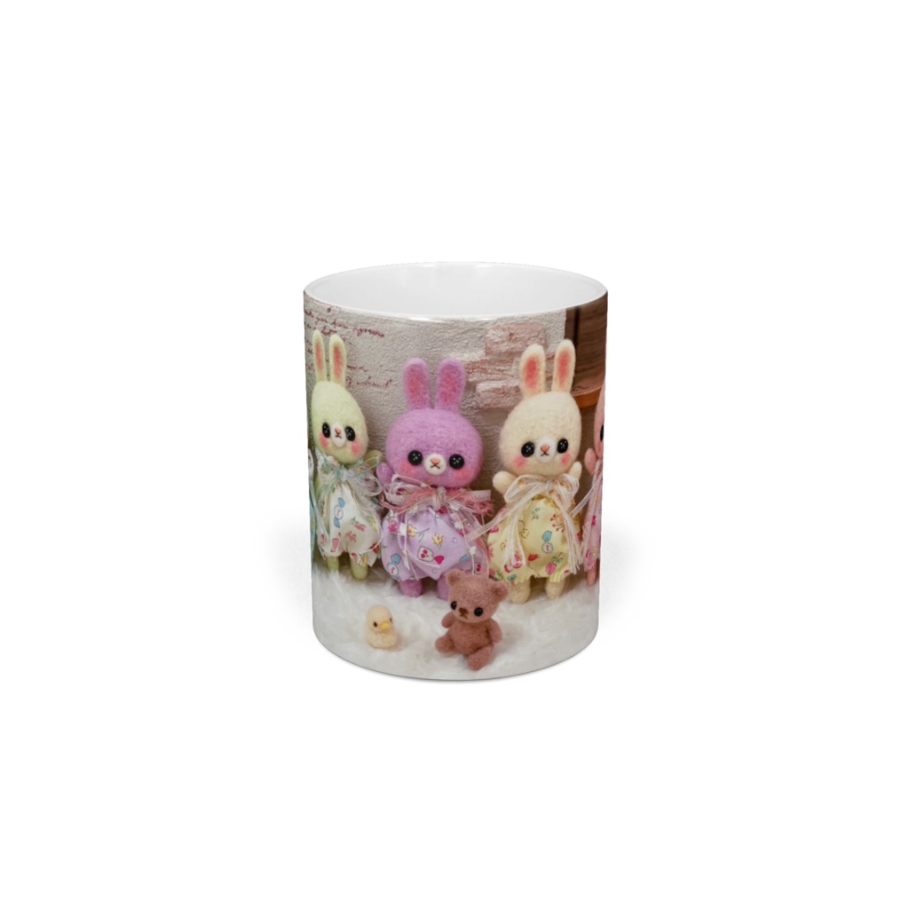 パステルキャンディ五つ子うさぎ(マグカップ)Ria-berry