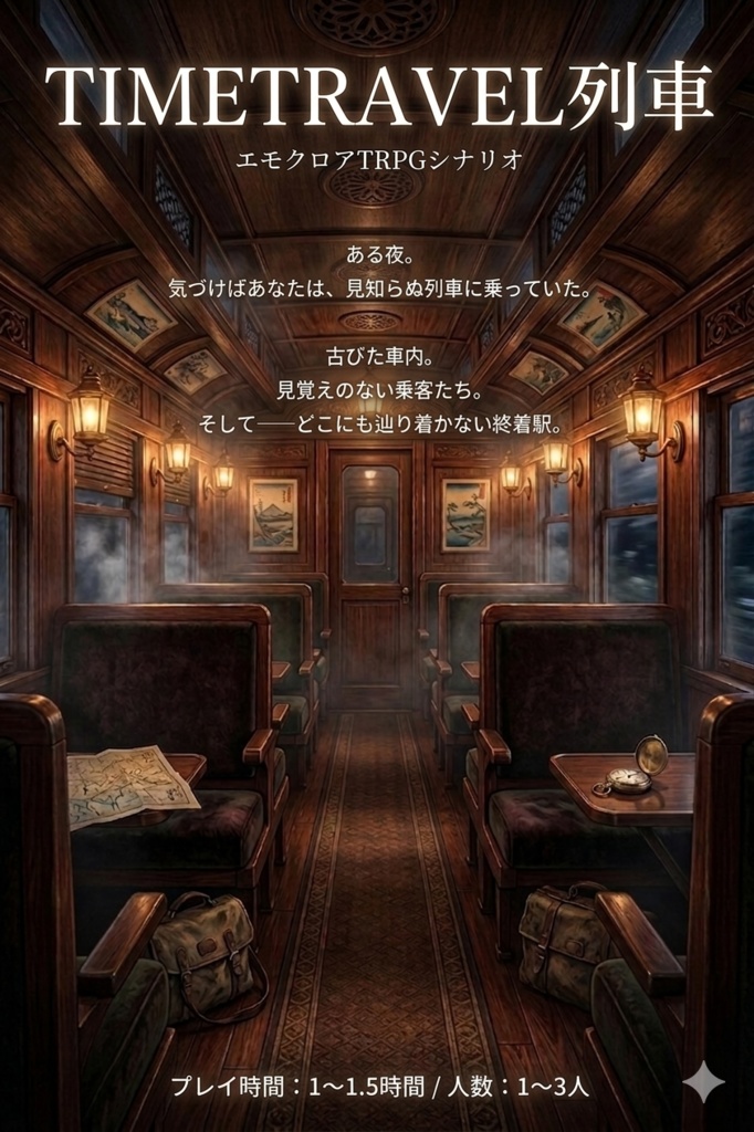 【エモクロアTRPG】TIMETRAVEL列車