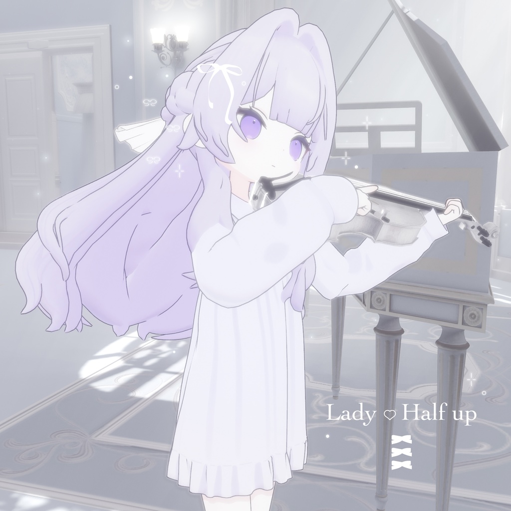 【3アバター対応】Lady Half up