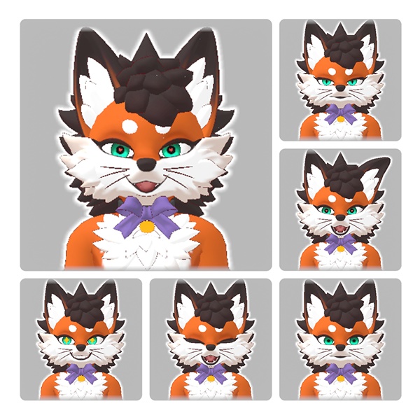 Musang Jingga VRChat Fox Furry VRchat Base Avatar