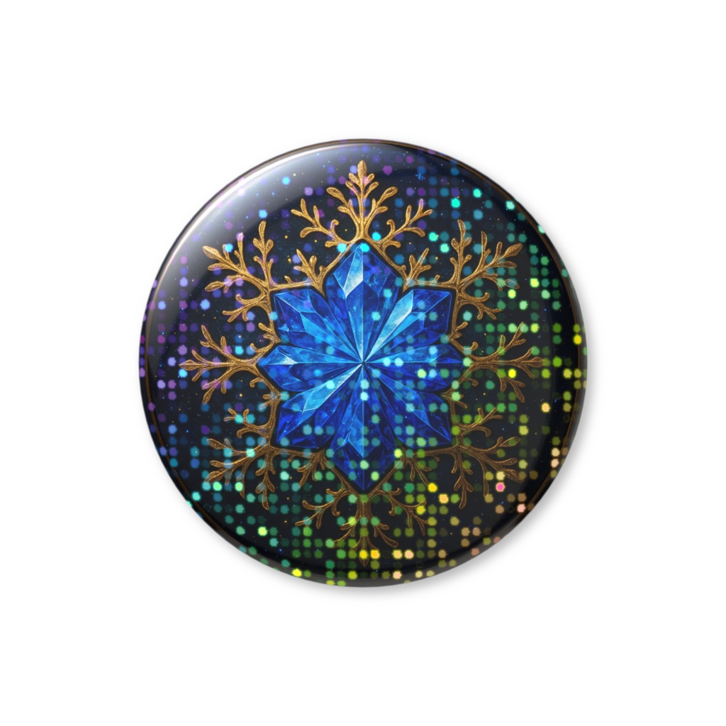 無限の神話結晶シリーズ|トパーズ(グリッター缶バッチ)