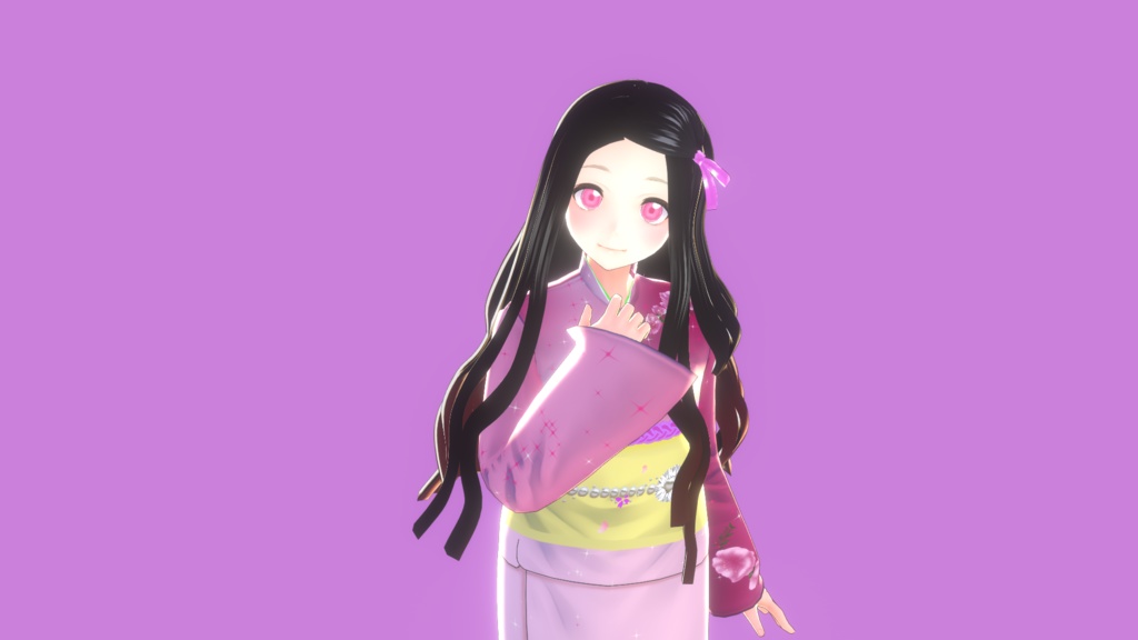 Vroid禰豆子 瞳テクスチャーセットeyeTexture Kamado Nezuko