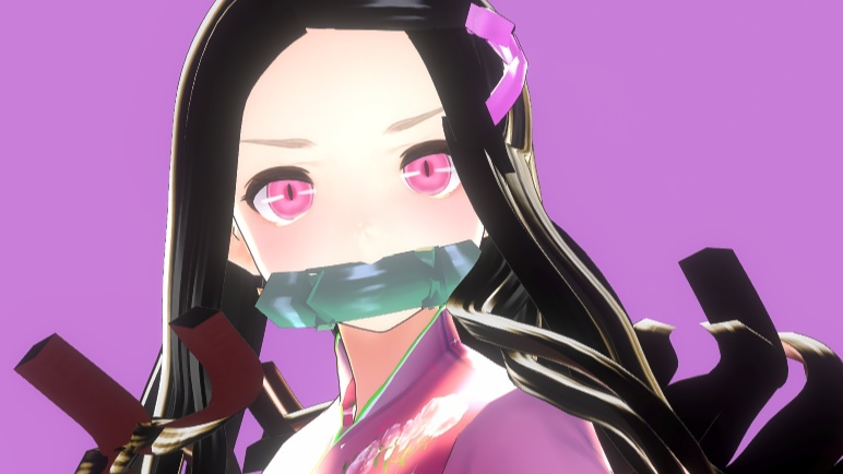 Vroid禰豆子 瞳テクスチャーセットeyeTexture Kamado Nezuko