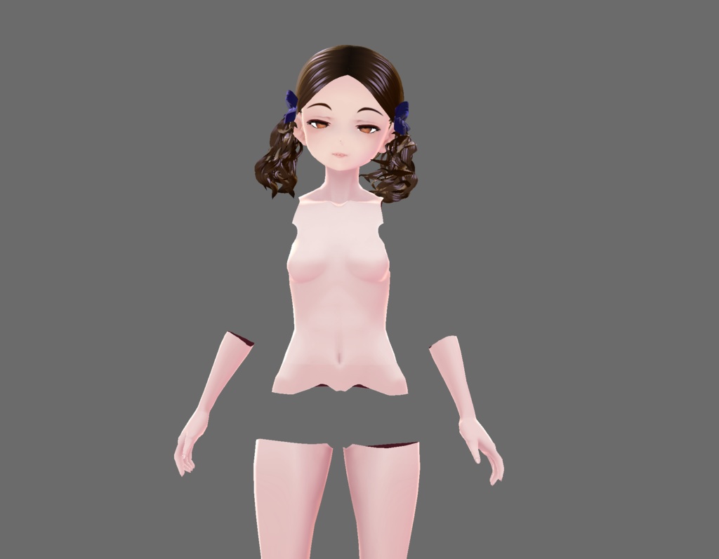 Vroid 肌 skin 飛び出す肌用 特殊肌セット 3種 BodyskinArennji