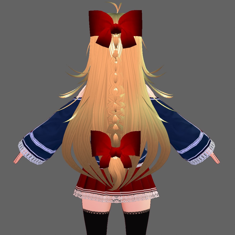 ※VRoidstudioベータ版で作成しています【VRMモデル】セラミア・シスハートVer1.0.0vroidファイル付属【第1弾】