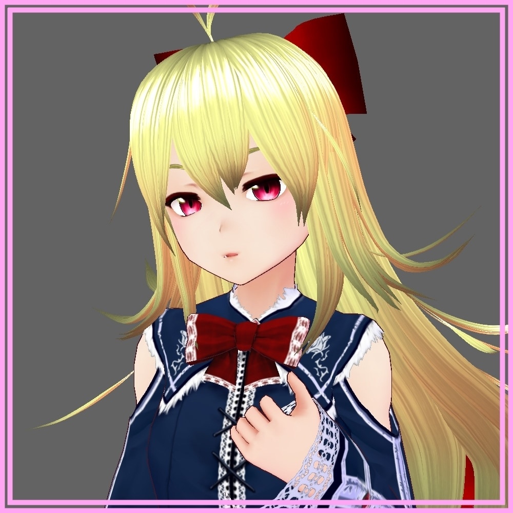 ※VRoidstudioベータ版で作成しています【VRMモデル】セラミア・シスハートVer1.0.0vroidファイル付属【第1弾】