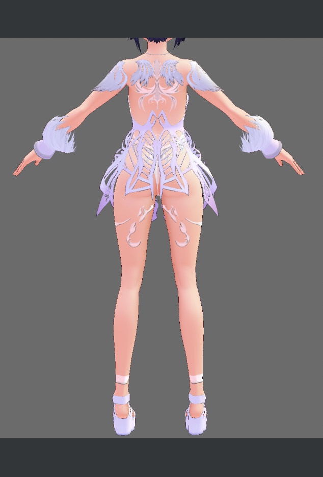 ※VRoidstudioベータ版で作成しています【VRoid用】踊り子風コスチューム