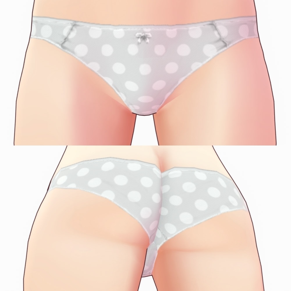 ※VRoidstudioベータ版で作成しています【VRoid用】ショーツセット3パターン(合計18色)