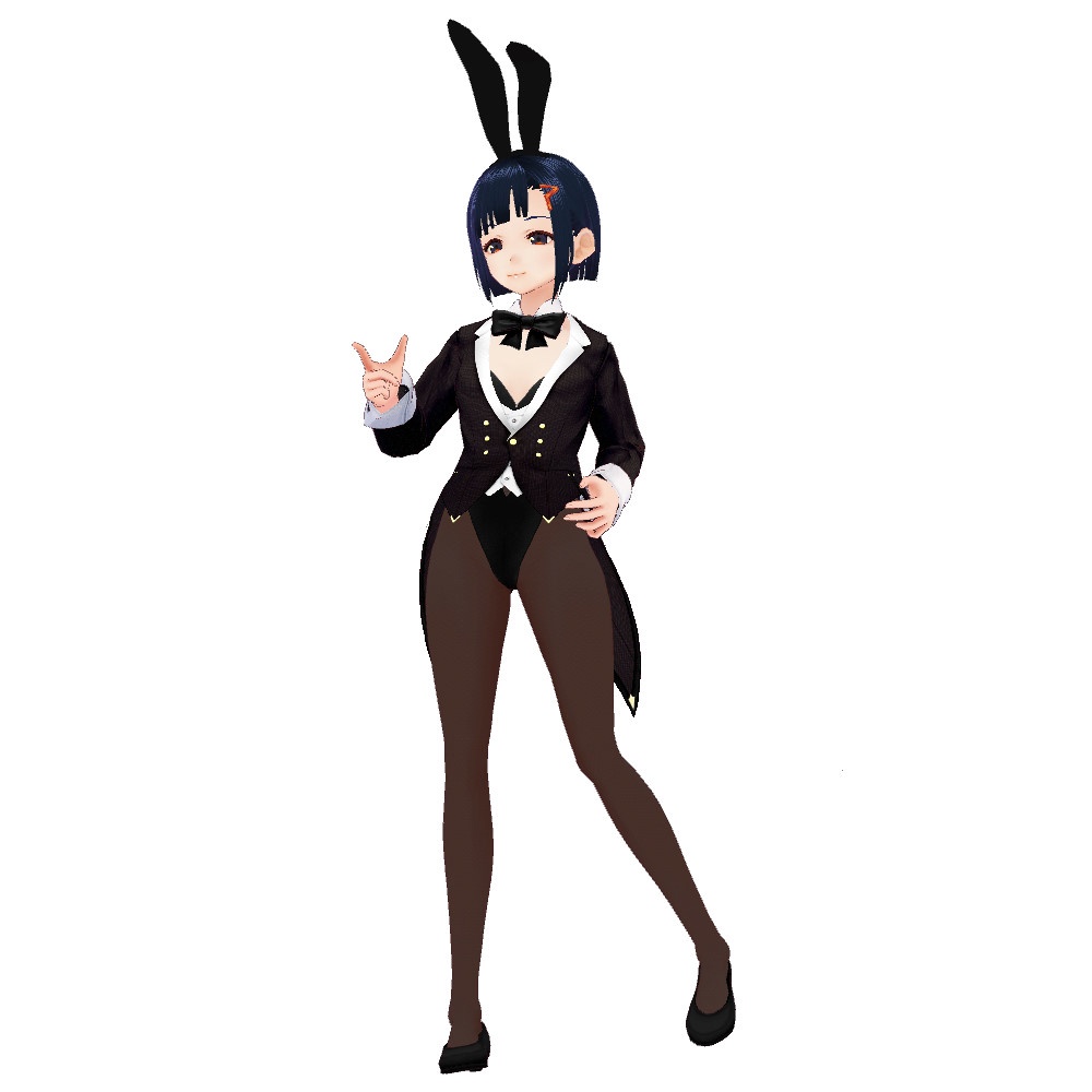 ※VRoidstudioベータ版で作成しています【VRoid用】バニーガールコスチューム4色セット