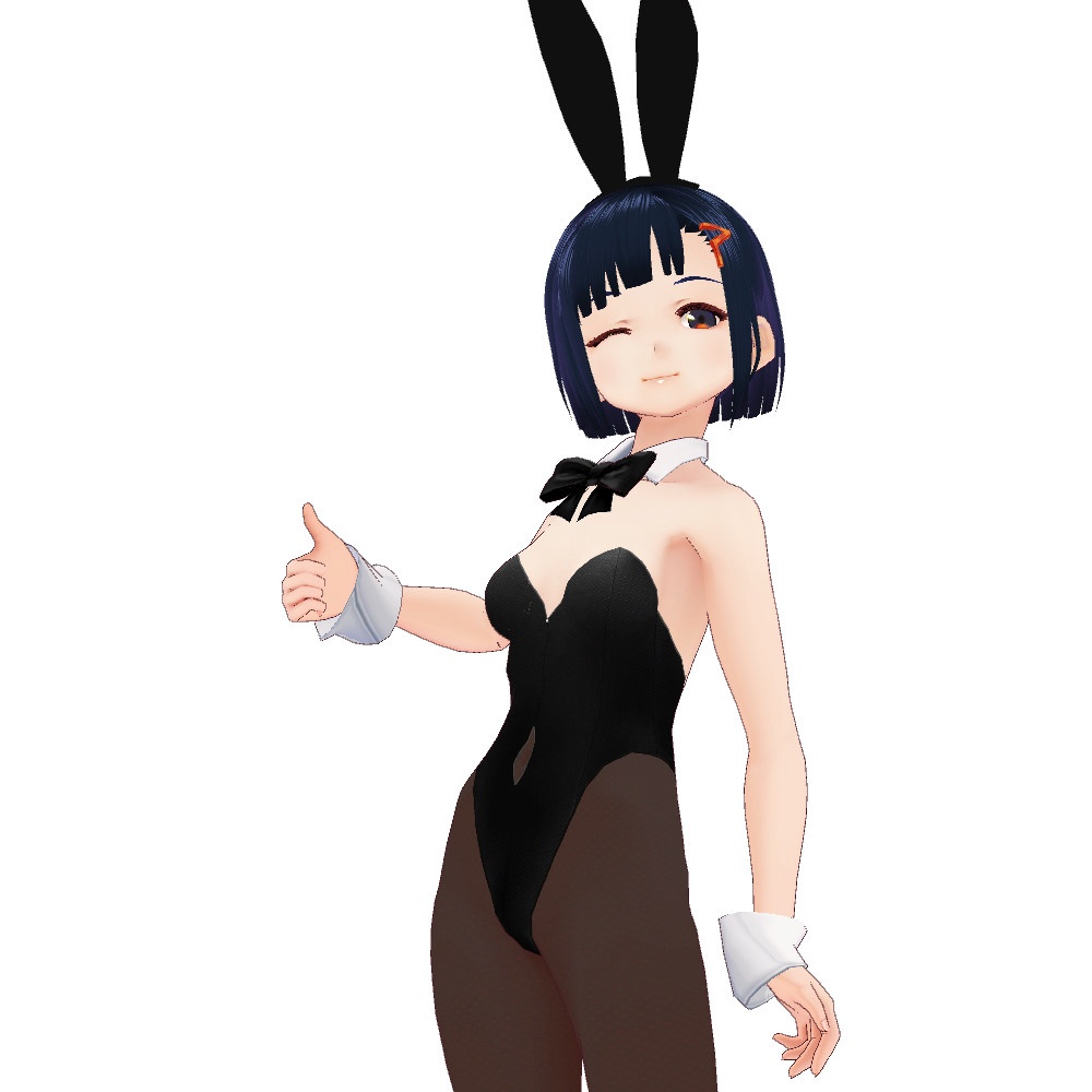 ※VRoidstudioベータ版で作成しています【VRoid用】バニーガールコスチューム4色セット