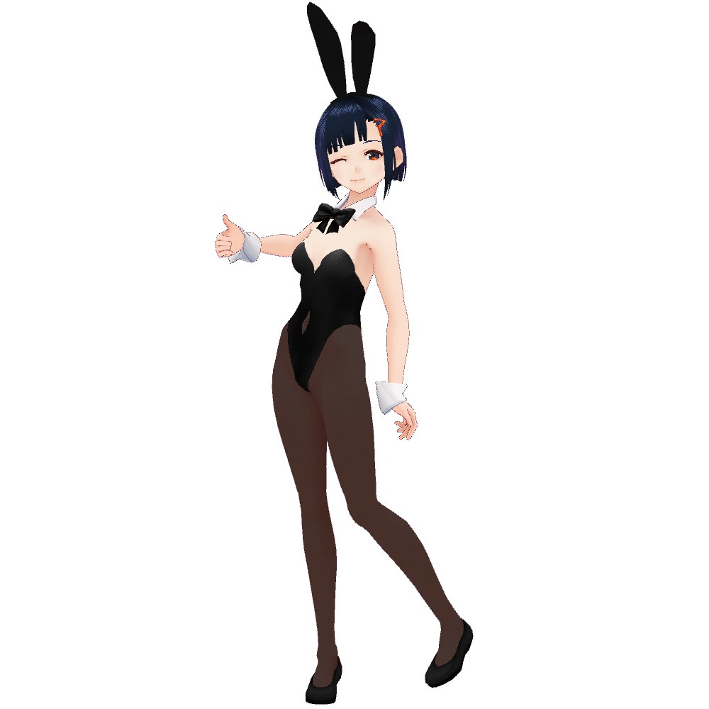※VRoidstudioベータ版で作成しています【VRoid用】バニーガールコスチューム4色セット