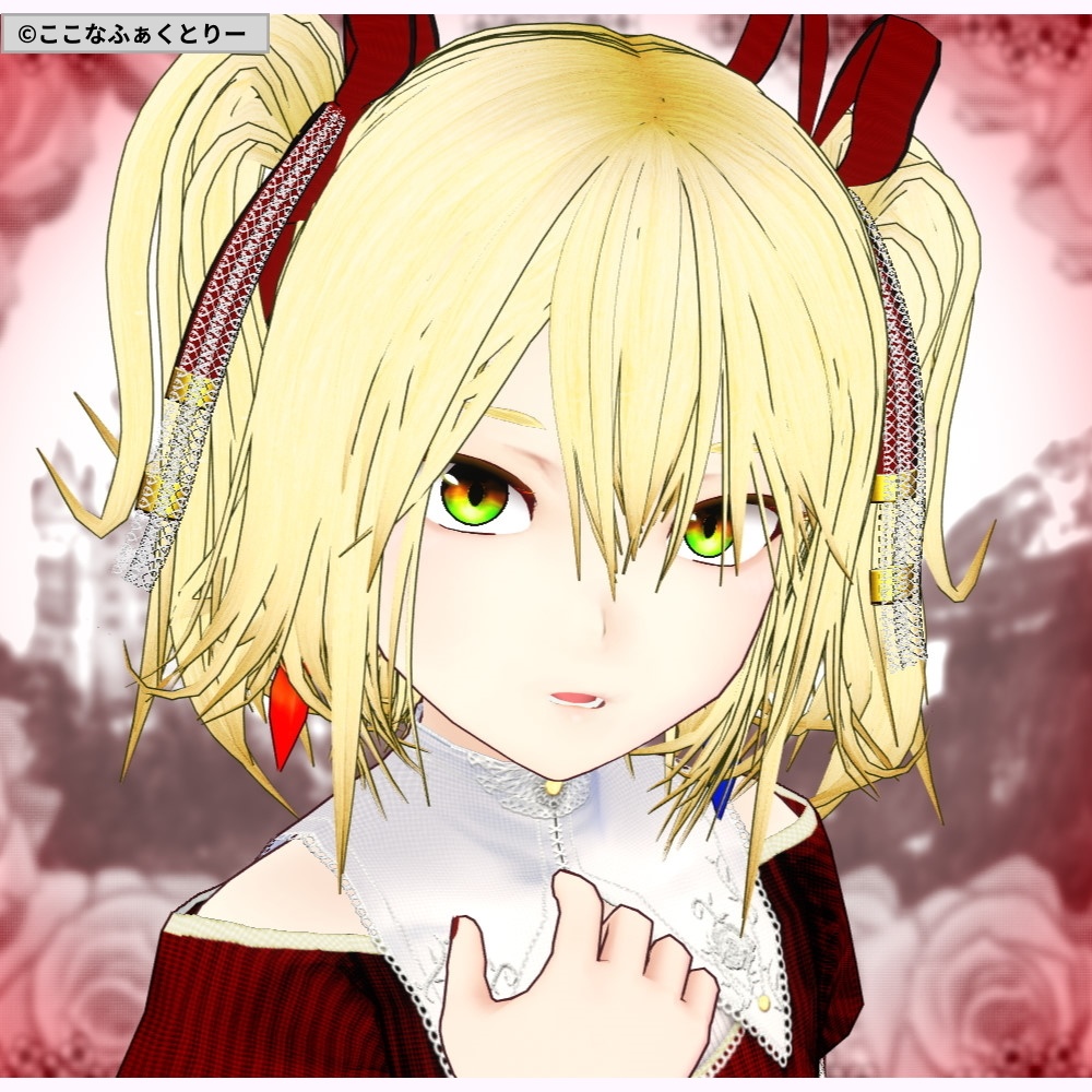 ※VRoidstudioベータ版で作成しています【VRMモデル】アルビナ・ドーナ_ver1_0_3【第3弾】