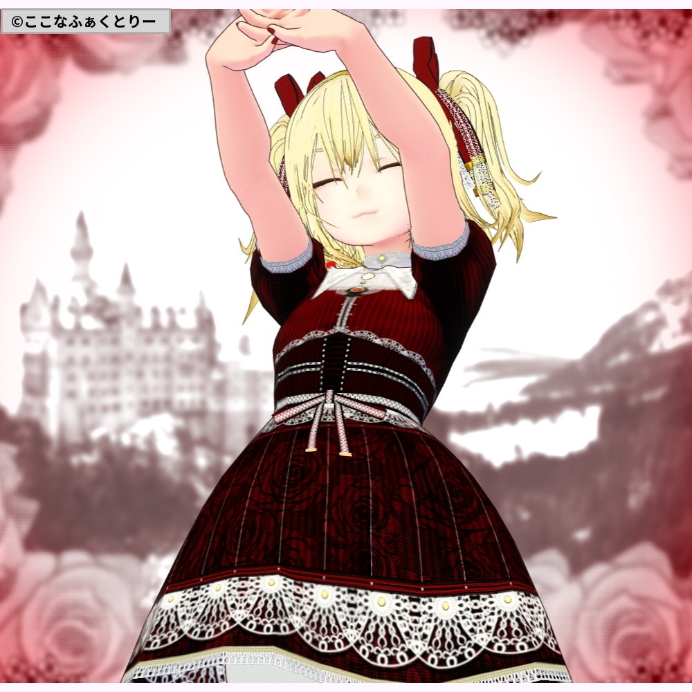 ※VRoidstudioベータ版で作成しています【VRMモデル】アルビナ・ドーナ_ver1_0_3【第3弾】