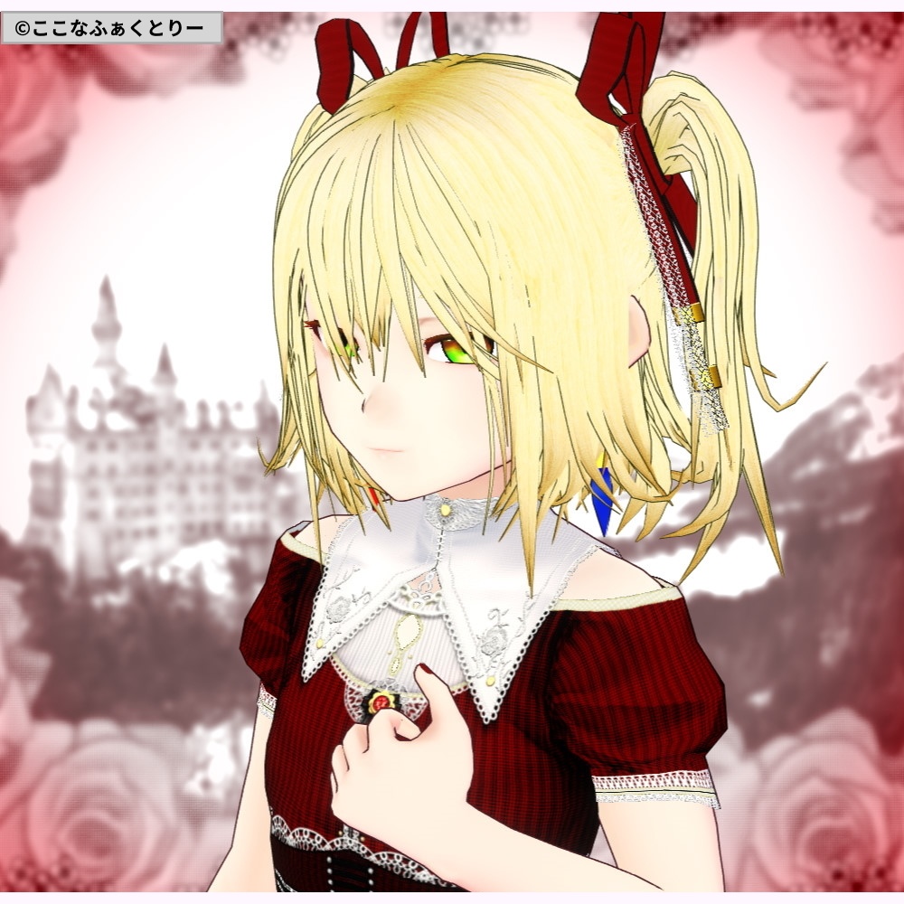 ※VRoidstudioベータ版で作成しています【VRMモデル】アルビナ・ドーナ_ver1_0_3【第3弾】