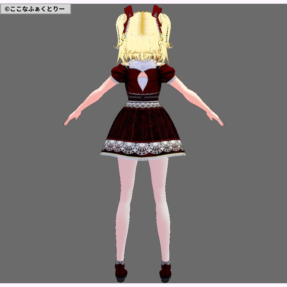 ※VRoidstudioベータ版で作成しています【VRMモデル】アルビナ・ドーナ_ver1_0_3【第3弾】