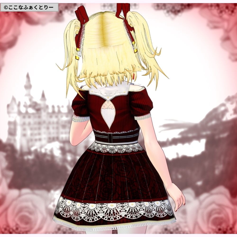 ※VRoidstudioベータ版で作成しています【VRMモデル】アルビナ・ドーナ_ver1_0_3【第3弾】