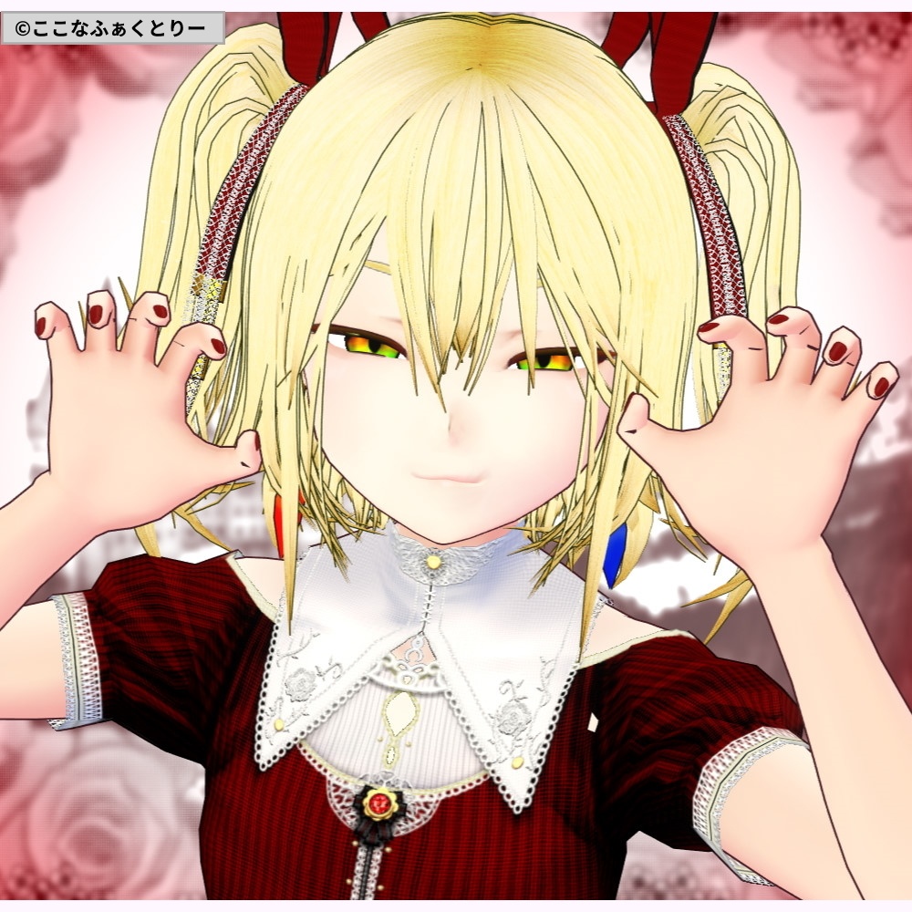 ※VRoidstudioベータ版で作成しています【VRMモデル】アルビナ・ドーナ_ver1_0_3【第3弾】