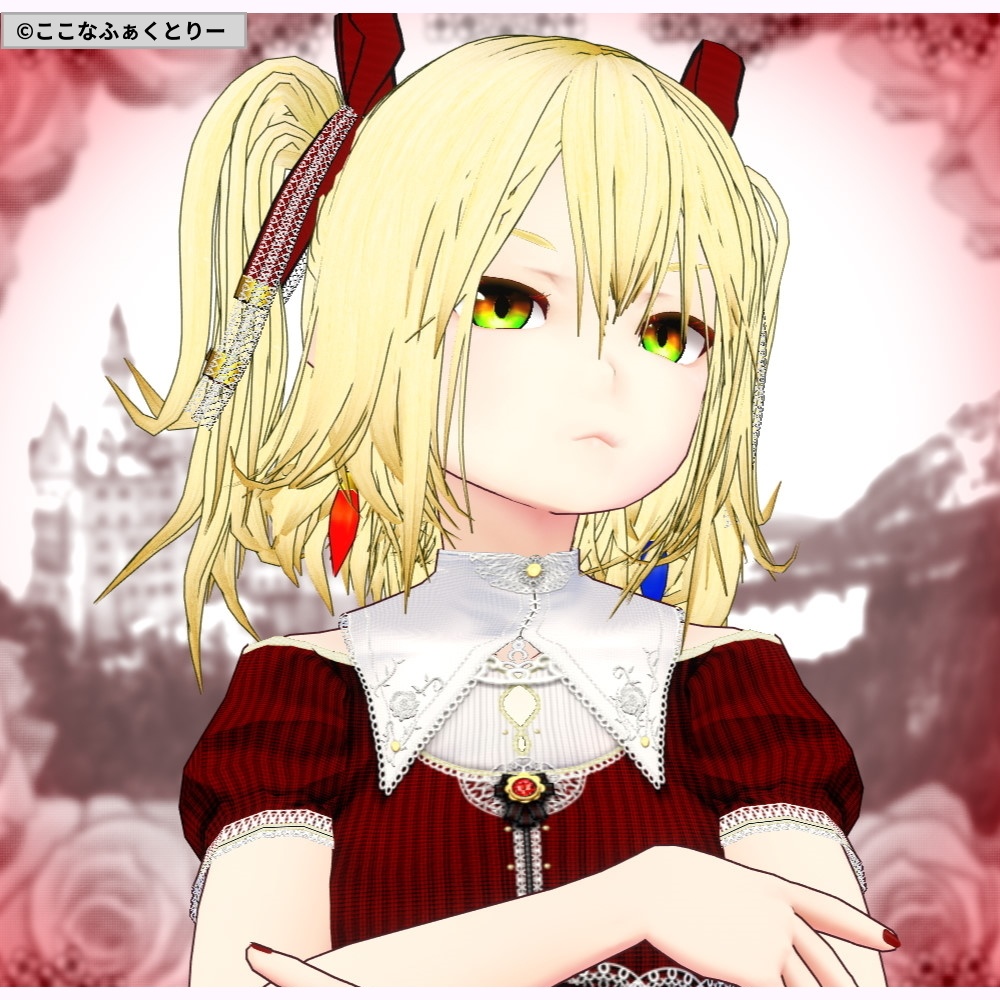 ※VRoidstudioベータ版で作成しています【VRMモデル】アルビナ・ドーナ_ver1_0_3【第3弾】