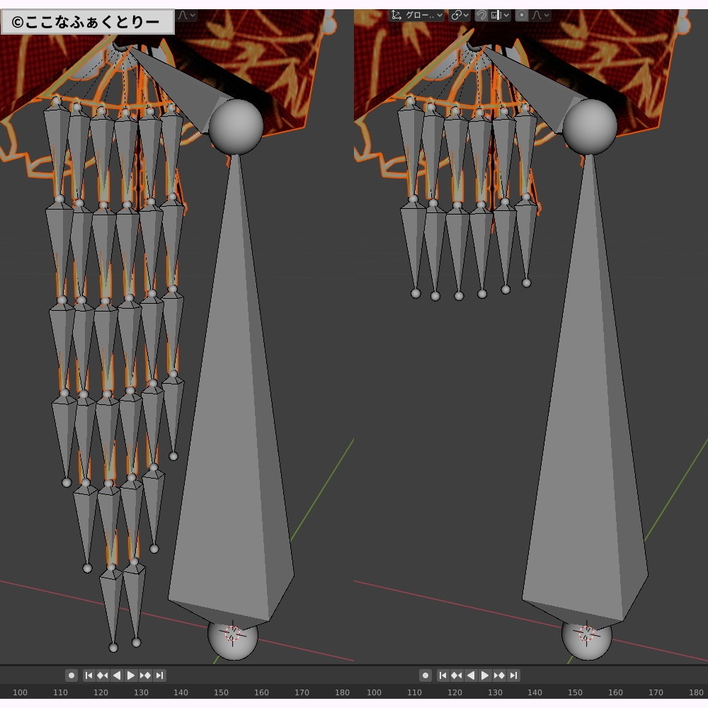 【3Dアクセサリー】髪飾り~春~